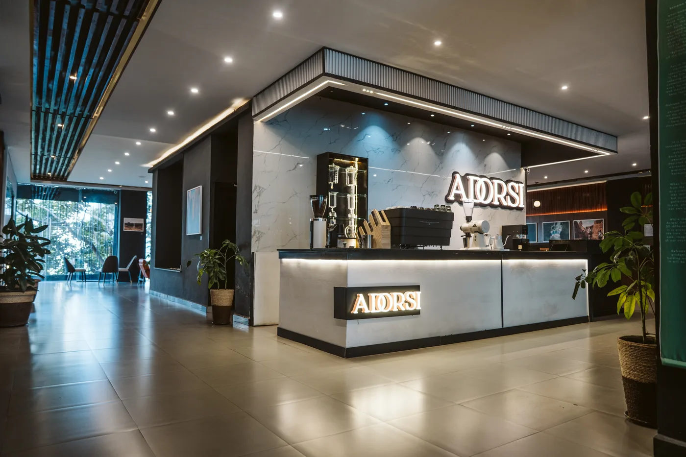 Adorsi coffee bar interior